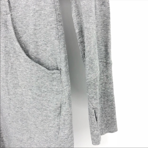 Athleta Gray Long Sleeve Dress Medium - Picture 3 of 5